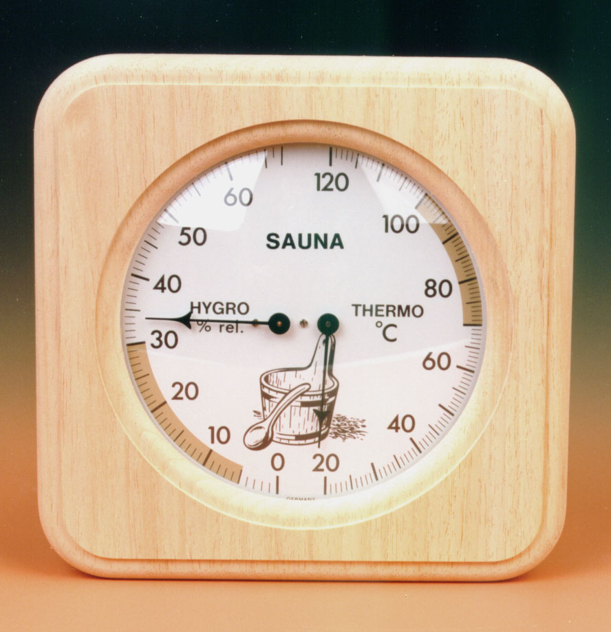 Sauna-Thermo- Hygrometer, Artikel-Nr. 1007