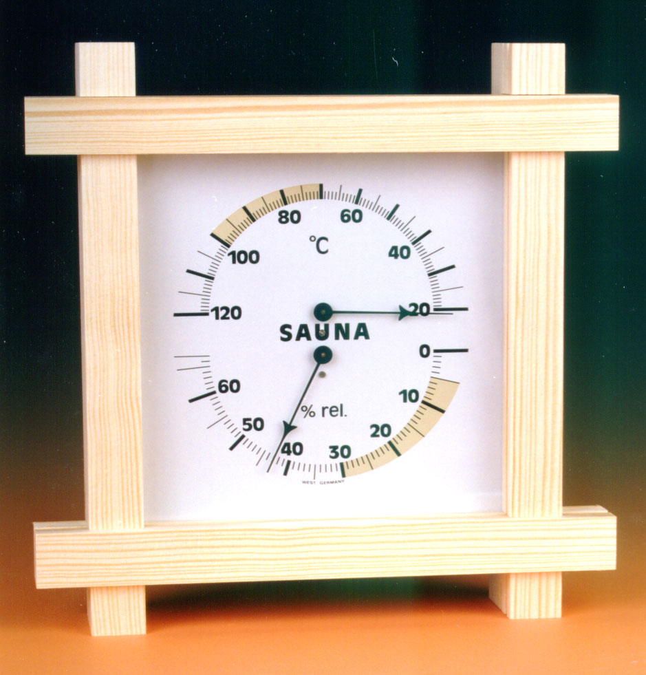 Sauna-Thermo- Hygrometer, Artikel-Nr. 1008