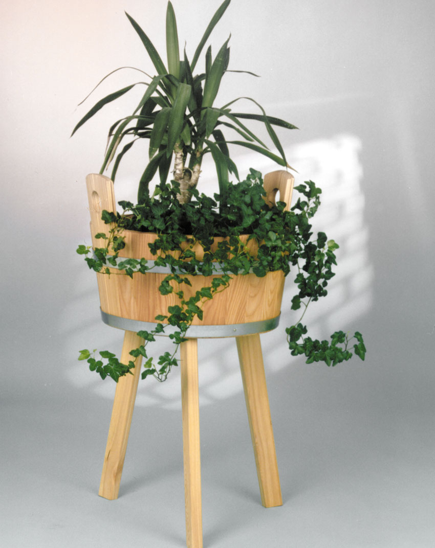 Blumenkübel aus Holz Lärche