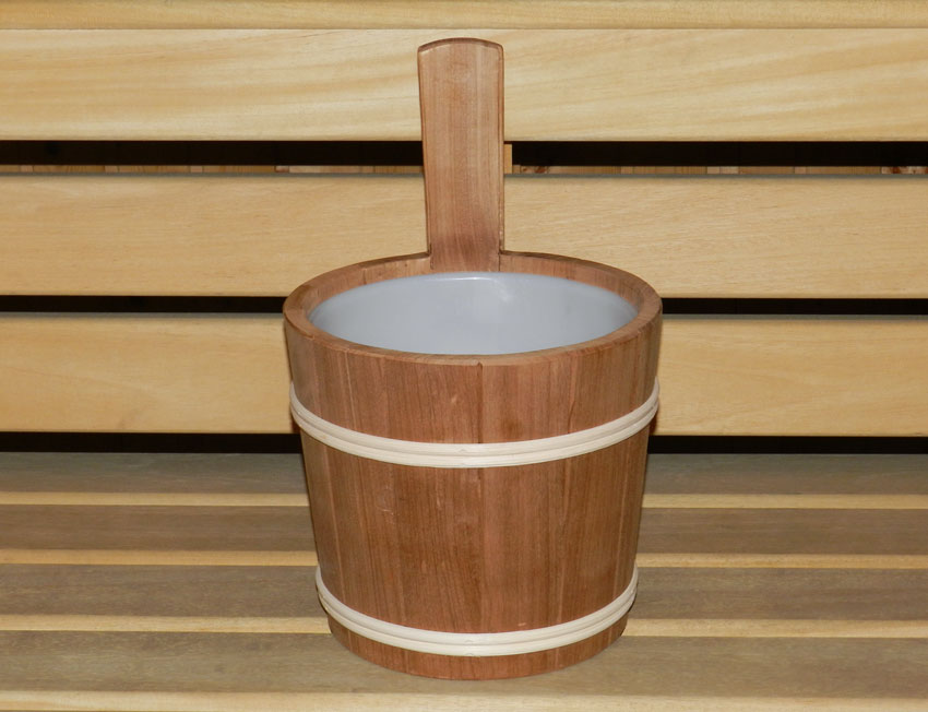 Sauna-Aufgusskübel Thermoholz 5l, Artikel-Nr. 616T