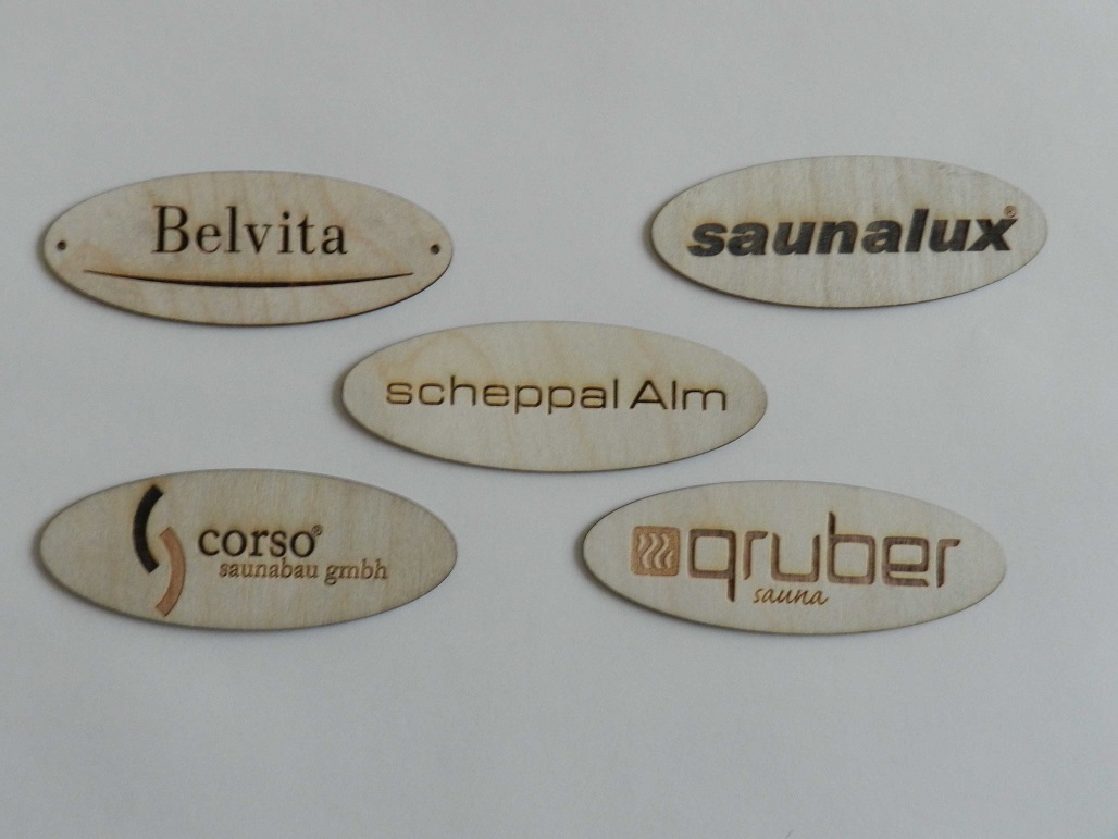 Logoplättchen Art. Nr. 011